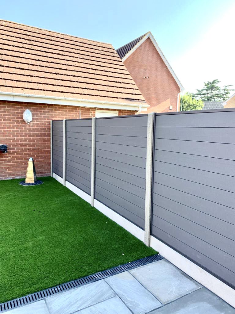 Express Timber & Wood | Composite Fencing Panels for Concrete Posts in Oakham Composite Fencing Panel For Concrete Post for sale - Express Timber Spalding